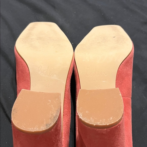 Boden Women's Scalloped Detail Square Toe Court Heels In Posey A1156 Sz 41 / 9.5 - Picture 7 of 9